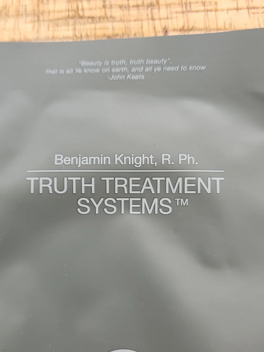 TRUTH TREATMENT SYSTEMS new sealed